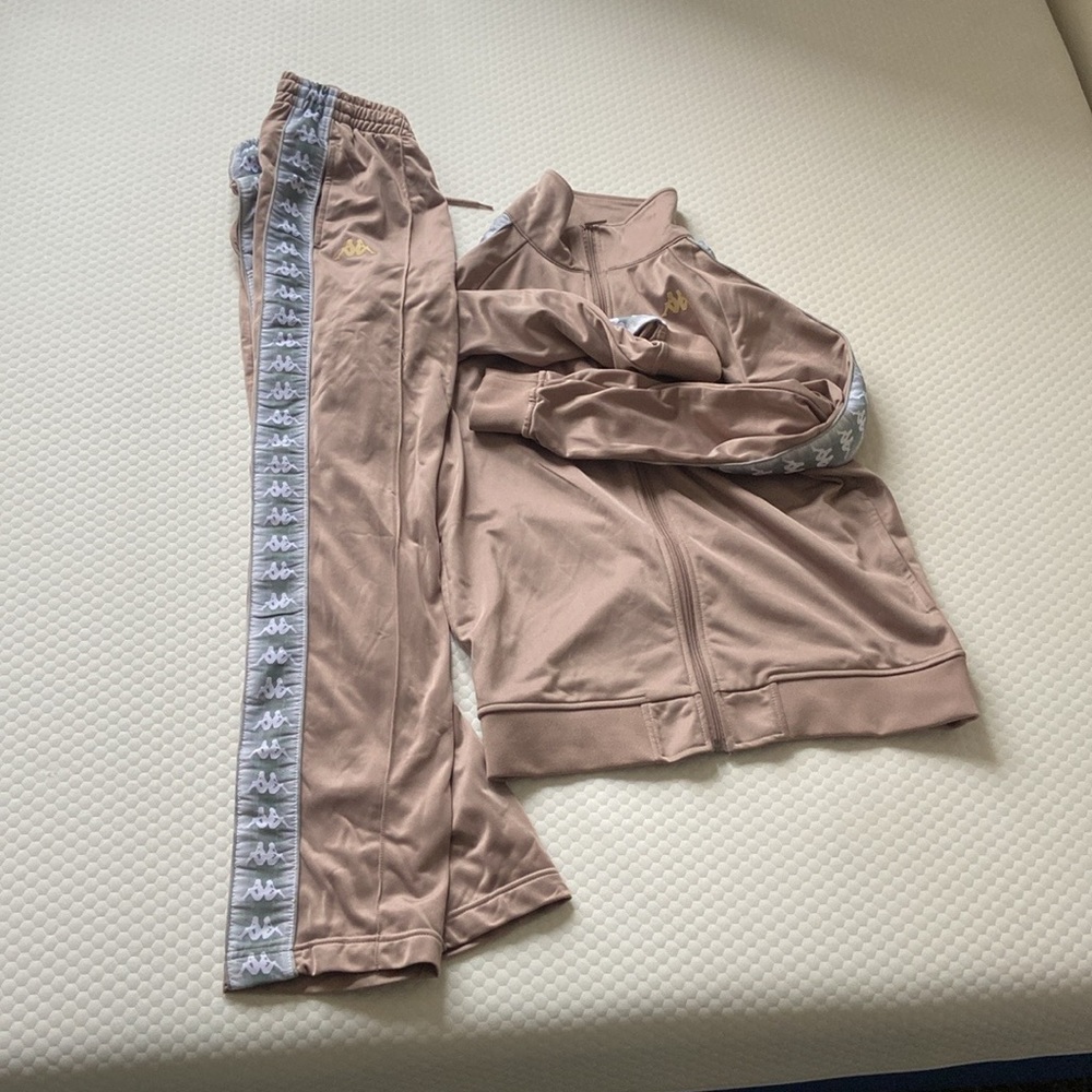 KAPPA 222 BANDA ASTORIAZZU FULL TRACKSUIT -BEIGE COLOR